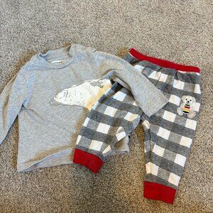 Hudson’s Bay Pyjamas 2 piece PJs 0-6 Months HBC Stripes